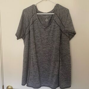 Livi Active Heathered Gray Top